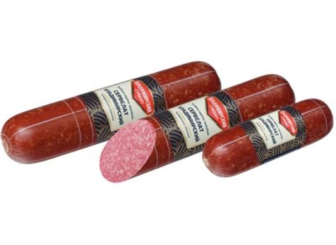 Колбаса варено копченая ВладПродукт Сервелат ГОСТ 700гр. Категория А ...