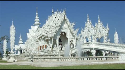 Thailand White Tempel Wat Rong Khun Chiang Rai Youtube