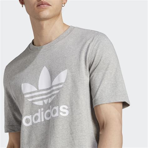 Adidas Adicolor Classics Trefoil Tee Grey Adidas Tz