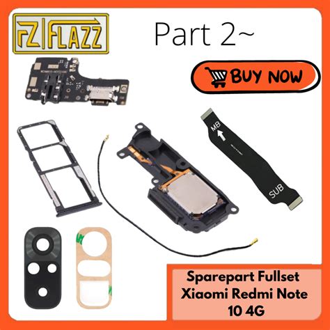 Jual Part 2~ Sparepart Fullset Ori Copotan Xiaomi Redmi Note 10 4g Shopee Indonesia