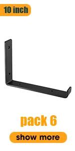 Amazon Batoda Shelf Brackets Inch With Lip For Diy Floating