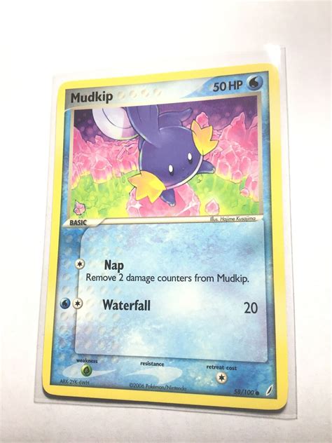 MUDKIP 58 100 Crystal Guardians Pokemon Card NM EBay