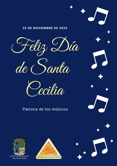 Felicitación por el dia de Santa Cecilia Ayuntamiento de Vega de San