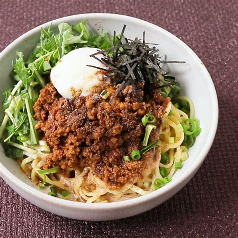 めんつゆで簡単 冷やし豆乳担々麺 作り方・レシピ クラシル