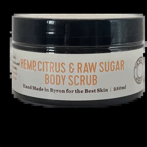 Body Scrub With Hemp Citrus And Raw Sugar Beecoactive