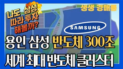 용인 남사이동 300조 세계최대 삼성 반도체 클러스터 경매물건 투자 가치가 있을까 Youtube