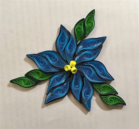 Paper Quilling Flower Simple Paperquillingflowerspattern 273