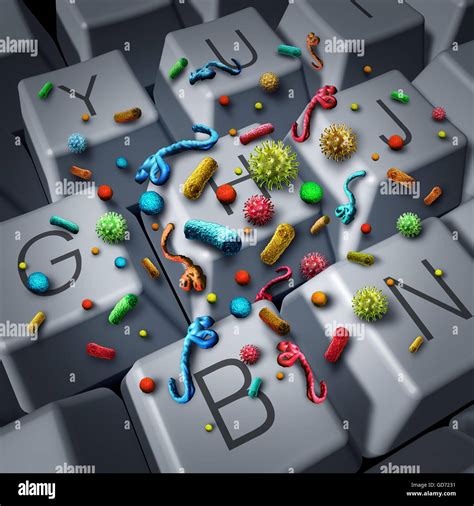 Computer Illustration Of Bacteria Hi Res Stock Photography And Images