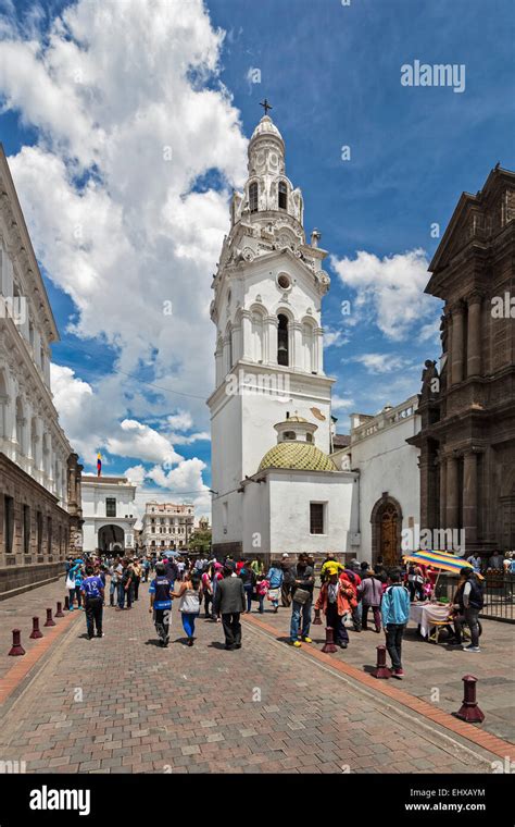 Ecuador, Quito, Cathedral at Old town Stock Photo - Alamy