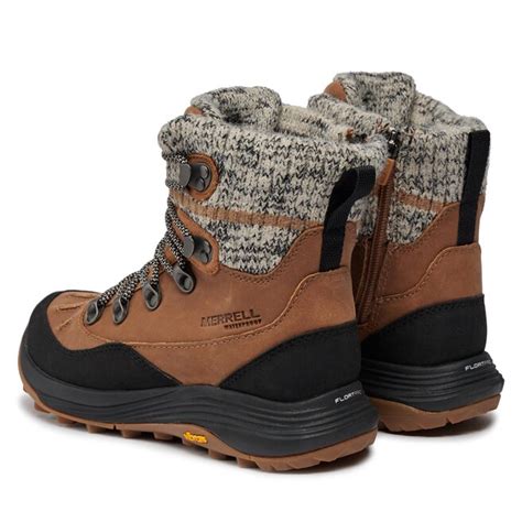 Cizme de zăpadă Merrell Siren 4 Thermo Mid Zip Wp J037412 Tobacco