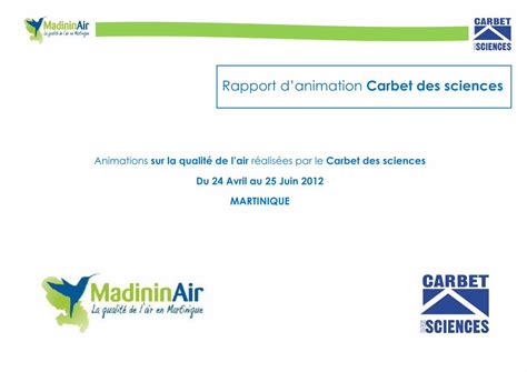 Pdf Animations Sur La Qualit De L Air En Martinique Dokumen Tips