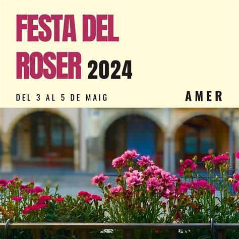 Festa Del Roser D Amer On Anem Avui