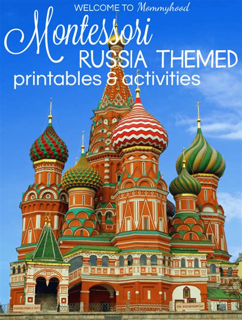 Introduction To Russia Printables Hands On Montessori Russia