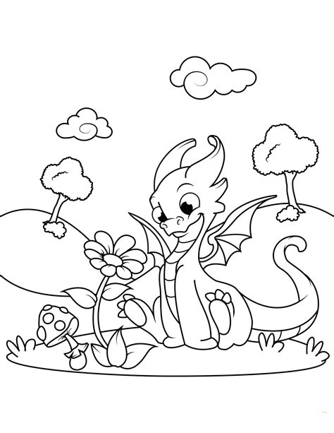 35 Free Printable Dragon Coloring Pages