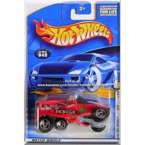 Hot Wheels XS IVE 2001 First Editions 28 36 Collector 040 Red Edition 074299098901 On