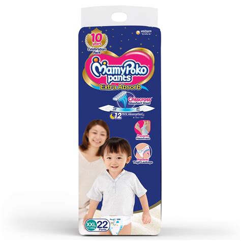 Buy MamyPoko Pants Extra Absorb Baby Diapers XXL 15 25 Kg Pack Of