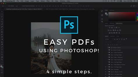 How To Create Multi Page PDFs In Photoshop CC Export Multiple Pages