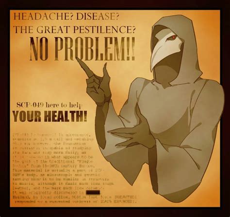 SCP 049 Here To Help Your Health Charakterdesign