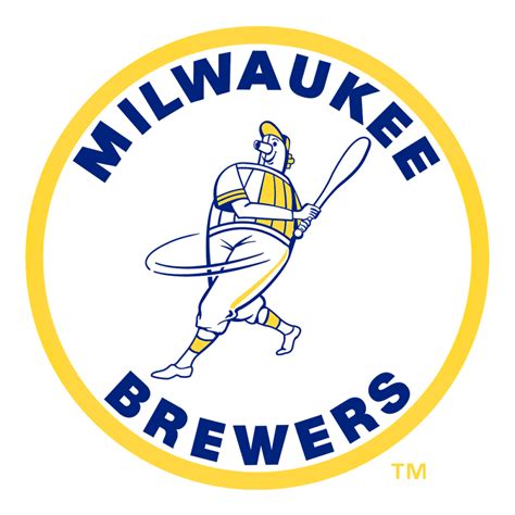 milwaukee brewers logo history  transparent png