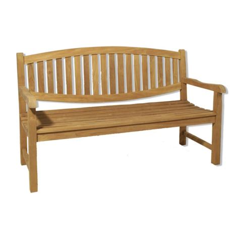 Macabane Harris Banc De Jardin Ovale En Bois Teck Veepee