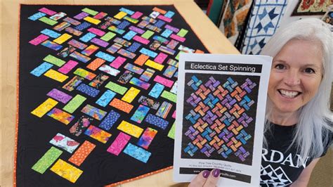 Quilt Making With Donna At Jordan Fabrics Eclectica Set Spinning