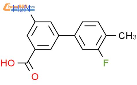 1261926 00 4 3 amino 5 3 fluoro 4 methylphenyl benzoic acidCAS号