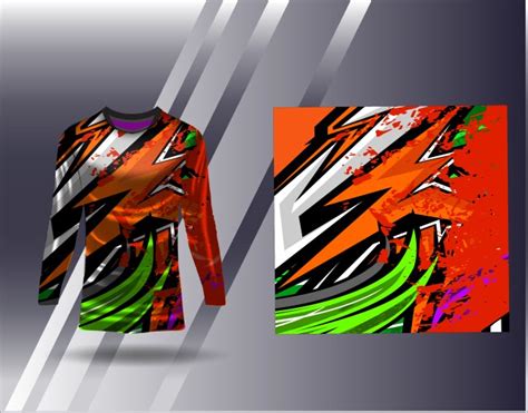 Tshirt Sport Grunge Background For Extreme Jersey Vector Image