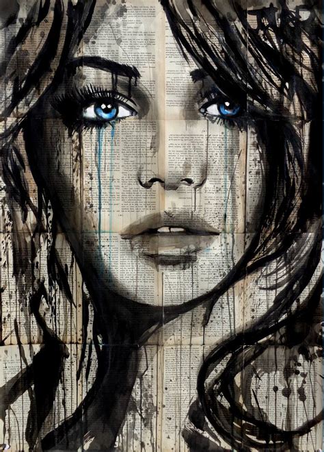 For A Moment Drawing By Loui Jover Saatchi Art