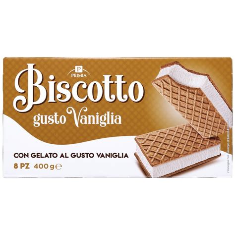 Biscotto Gelato Gusto Panna Primia G Pz Tigros