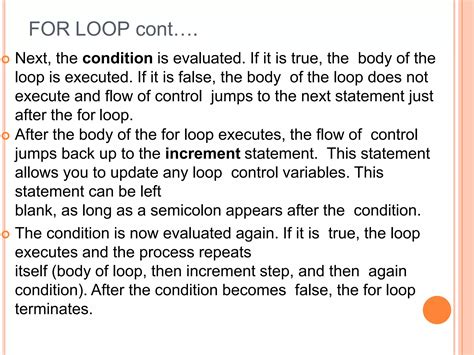 Loops In C Ppt