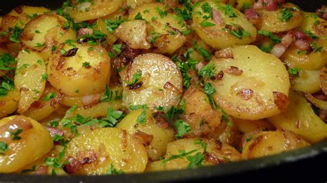 Bratkartoffeln Mit Speck Und Zwiebeln Der Beilage Klassiker Ohne Mist