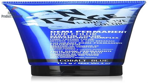 N Rage Demi Permanente Hair Color Cobalt Blue Youtube