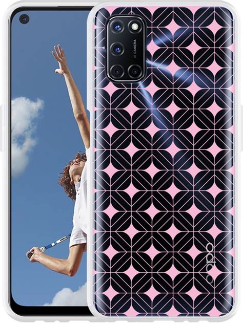 Oppo A72 Hoesje Geometrisch Pink Designed By Cazy Bol