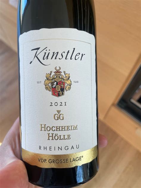 K Nstler Hochheimer H Lle Riesling Gro Es Gew Chs Germany