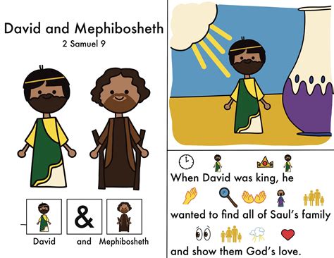 David And Mephibosheth Preschool Craft 2