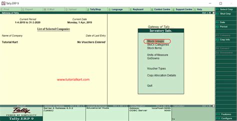 Stock Groups In Tally What Is Stock Group In Tally Erp