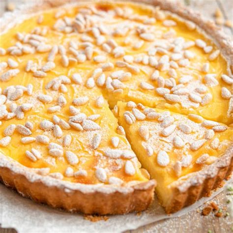 Torta Della Nonna Italian Custard Tart Inside The Rustic Kitchen