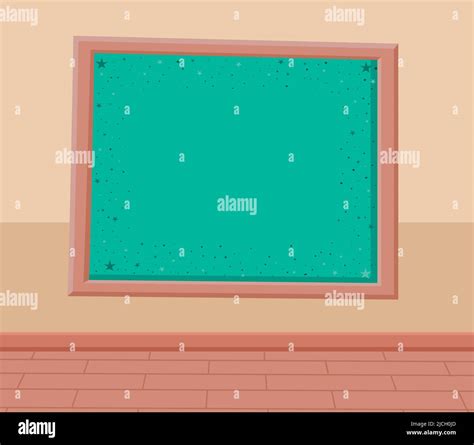 classroom with chalkboard Stock Vector Image & Art - Alamy