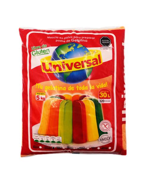 Universal Gelatina Naranja Bl X Kg