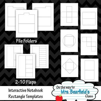 Interactive Notebook Templates Bundle By Kristybear Designs Tpt