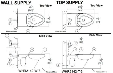 Whitehall Manufacturing Whr2142 W 3 Floor Waste Toilet Instruction Manual