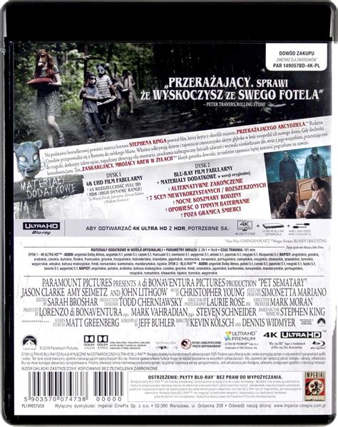 Sm Tarz Dla Zwierzak W Pet Sematary Film K Ultra Hd Polski