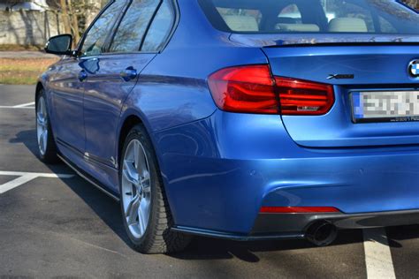 Bmw 3 Series F30 Facelift M Sport Rear Side Splitters Maxton