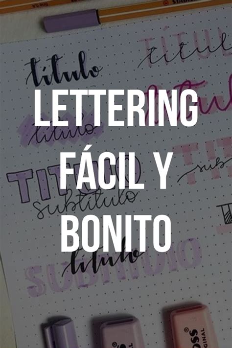 LETTERING FACIL Y BONITO Letras Bonitas Y Faciles Ideas De