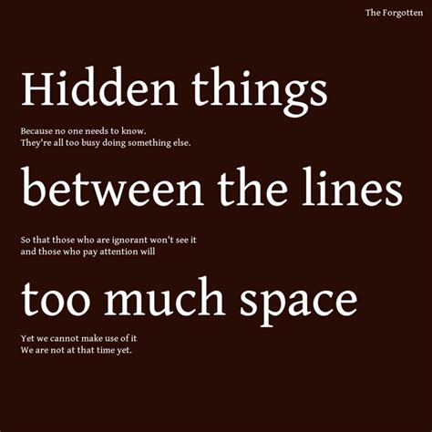 MAN IS BAD KASE: Read "between the lines..."