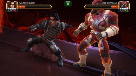 Winter Soldier Vs Red Guardian Contest Of Champions Youtube