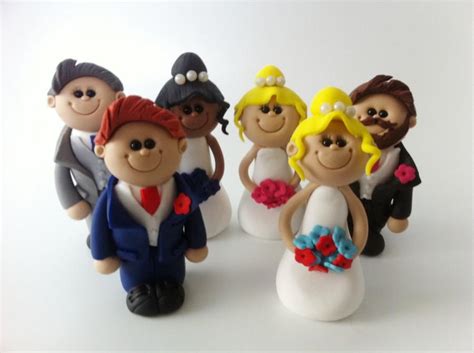 Personalised Wedding Cake Topper Bride And Groomsame Sex Couple 2547822 Weddbook