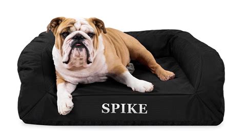 Tough Rip-Stop™ Rectangle Bolster Orthopedic Dog Bed | K9 Ballistics