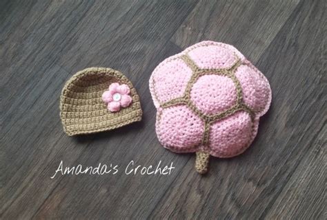 Crochet Turtle Shell And Hat Newborn Baby By Amandascrochet23