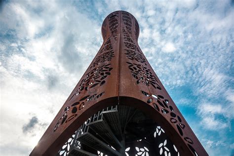 Cortenstalen Landmark Langs A Bij Hengelo Iaa Architecten